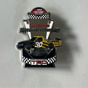 Todd Bodine #30 NASCAR 2006 Driver’s Champion Lapel Hat Pin Collectible Toyota